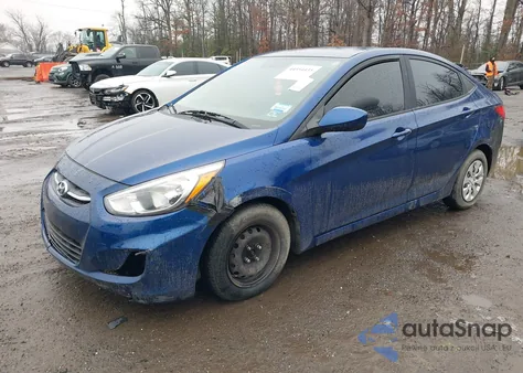 2015 Hyundai Accent Gls z USA, uszkodzony, nr VIN KMHCT4AE4FU793600